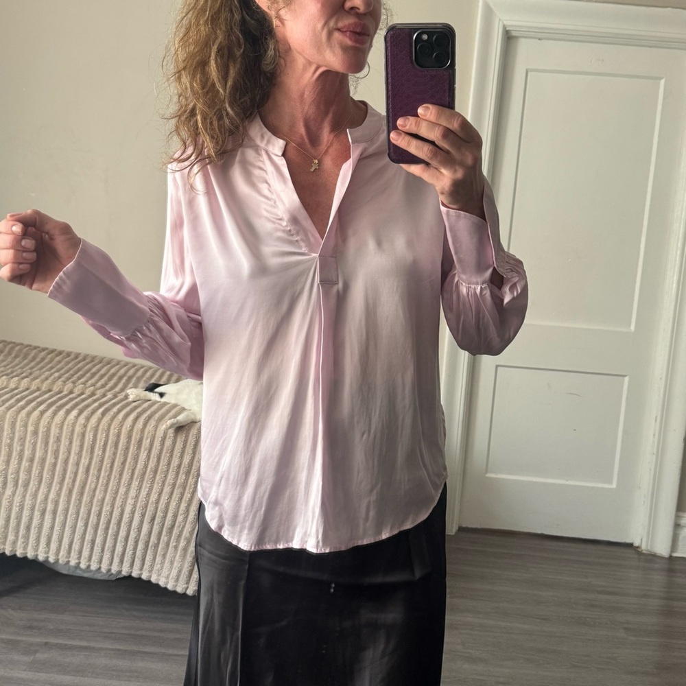 Habitual Pink Viscose Blouse Size M